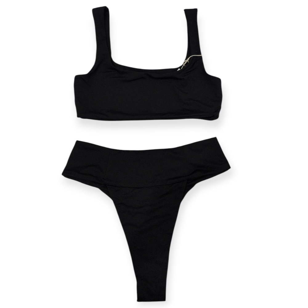 NWT Riot Swim Black Two Piece Bikini Small